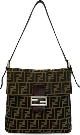 Fendi Pre-owned Fendi Zucca Canvas Shoulder Bag Ladies Y56YNXSWMHLQMSEO