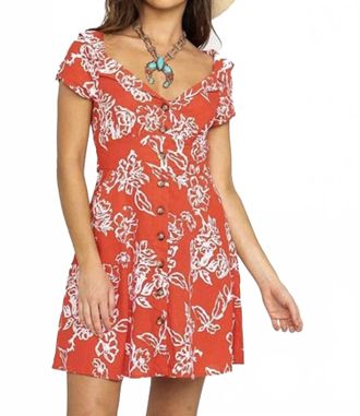 Free People A Thing Called Love Dress In Red