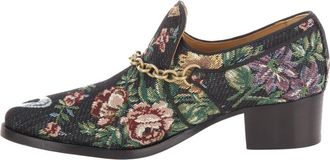 Vivienne Westwood Winston Loafer Trellis Tapestry - Dames - Pumps - Veelkleurig - 41 EU - Katoen - Schoenen