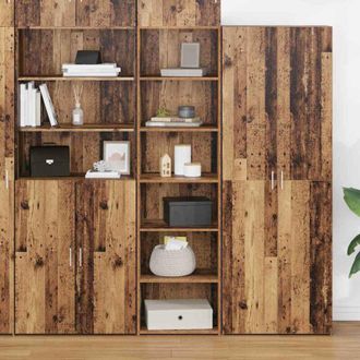 vidaXL Armadietto Legno vecchio 50 x 41 x 185 cm Legno multistrato vidaXL