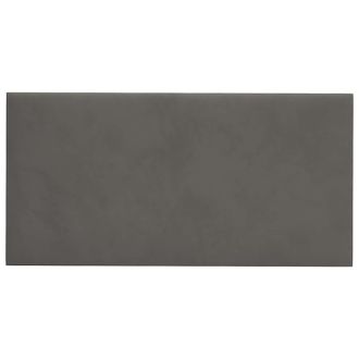 vidaXL Cabecero De Pared 12 Pcs Gris Oscuro Terciopelo Vidaxl