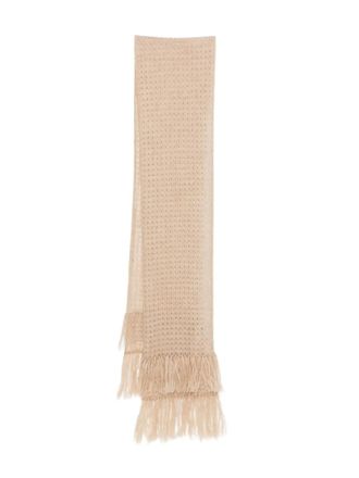 Fabiana Filippi fringed scarf - Neutrals