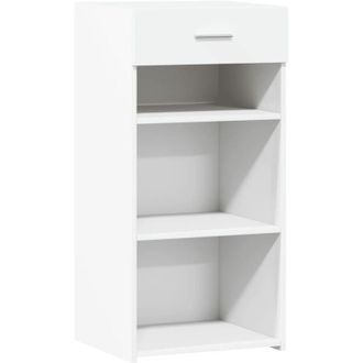 vidaXL Aparador Madera De Ingenier&iacute;a Blanco 45x42,5x93 Cm Vidaxl