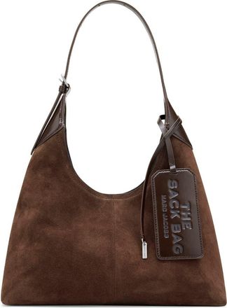 Marc Jacobs The Belted Sack Suede Leather Bag in Dark Brown at Nordstrom