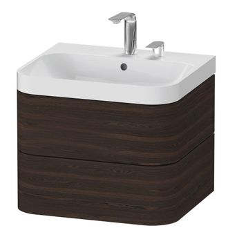 Duravit Set C-bonded Duravit Happy D.2 Plus Suspendido, 575x490mm, 2