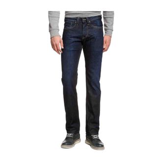 Pepe Jeans London Straight Fit Jeans, male, Blue, W30 L34, Regular Kingston Trousers