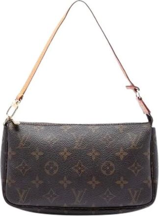 Louis Vuitton Pre-owned Shoulder Bags, female, Brown, Size: ONE SIZE Pre-owned Pochette Accessoires