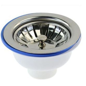 OEM Drain Universal Para Fregadero - Di&aacute;metro 80 Mm - Acero Inoxidable Pl&aacute;stico Cobre - Para Fregaderos De Cocina De Acero Cer&aacute;mica Fragranite - 1 Unidad