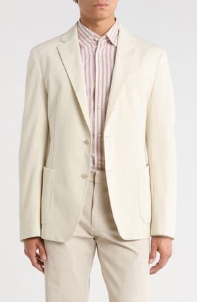 BOSS Hanry Solid Cotton Blend Sport Coat in Open White at Nordstrom Rack, Size 40