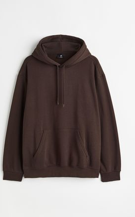 H&M Hoodie in Loose Fit - Brown