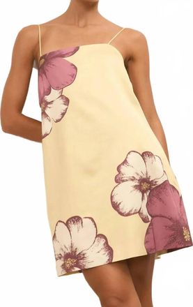 Kivari Paros Mini Dress In Yellow