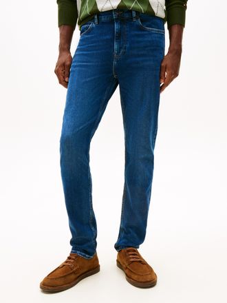Tommy Hilfiger Slim-fit-Jeans TOMMY HILFIGER BLEECKER Slim Fit, Herren, Gr. 31, L&auml;nge 30, morris blau, Denim/Jeans, Obermaterial: 80% Baumwolle, 15% Lyocell, 3% Elas