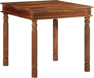 vidaXL Dining Table 80x80x77 cm Solid Wood Acacia vidaXL