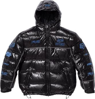 SUPREME x Fox Racing Shiny Down Puffer Jacket Black FW25J60-BLACK