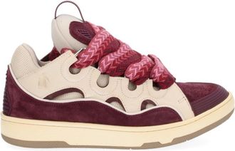 Lanvin Multicolor Woven Curb Sneakers