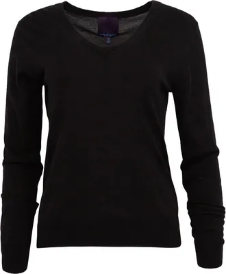Lords of Harlech Sasha Cashmere Blend V-neck Sweater in Black at Nordstrom, Size X-Large