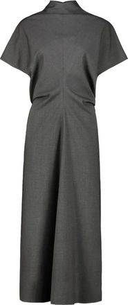 DRHOPE Abito midi a collo alto - Grigio
