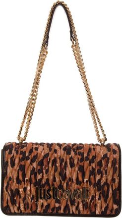 Just Cavalli Schoudertas - Dames - Schoudertassen - Bruin - ONE Size - Tassen