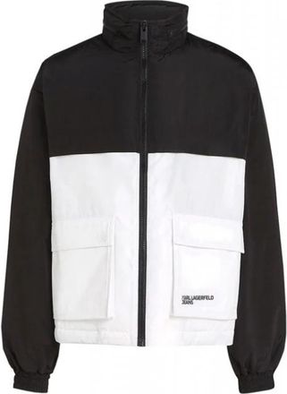 Karl Lagerfeld Monogram Puffer Jacket - Heren - Zomerjassen - Veelkleurig - XL - Leer - Jassen