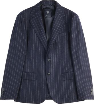 Fay Blazer gessato - Blu