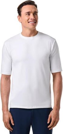 Coolibar Mens Morada Short Sleeve T-Shirt, UPF 50+ Sun Protection in White at Nordstrom, Size Small