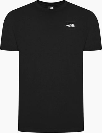 The North Face Mens The North Face Mens T Shirts NSE Patch Logo Crew Neck Short Sleeve Cotton Tee - Black - Size: 36