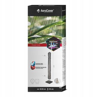 AeroCover Funda Para Sombrilla De Jard&iacute;n 7984 &Oslash;30-40x215 Aerocover Antracita Homms