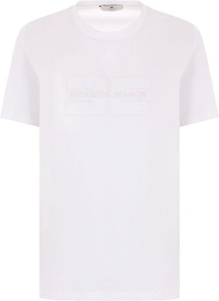 Elisabetta Franchi T-shirt con stampa - Bianco