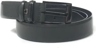 Carlo Pignatelli Cintura con fibbia logata Grigio Carlo Pignatelli Classico Uomo