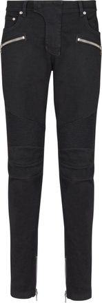 Balmain Slim-Fit Biker Jeans - Mens - Elastomultiester/Spandex/Elastane/Cotton