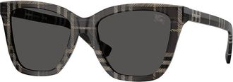 Burberry BE4470F Asian Fit 419987 Womens Sunglasses Grey Size 54