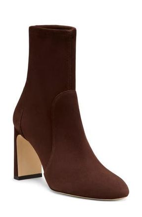 Stuart Weitzman Babette Bootie 85 in Walnut Suede at Nordstrom Rack, Size 7