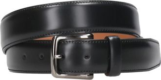 Tod's Leren Riem met Metalen Gesp - Heren - Riemen - Zwart - 105 CM - Leer - Accessoires