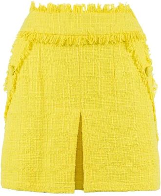 Nenette Short Shorts - Dames - Korte rokken - Geel - S - Rokken