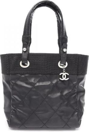 Chanel Pre-owned Paris-Biarritz PM Tote Bag - Dames - Vintage Shopper - Zwart - ONE Size - Leer - Vintage