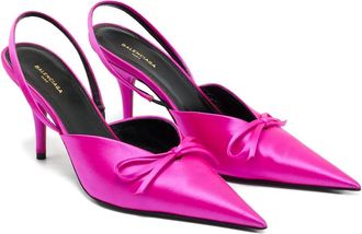 Balenciaga Pumps Knife con fiocco - Rosa