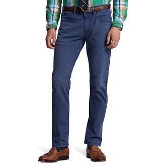 Polo Ralph Lauren Mens Polo Ralph Lauren Sullivan Jeans Blue Denim Stretch Tapered Leg KFC336