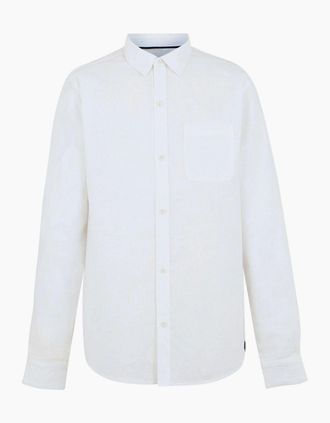 Regatta Mens Regatta Mens Loran Long-Sleeved Shirt - White - Size: 38/Regular