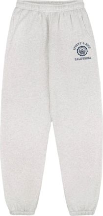 Sporty & Rich Pantaloni sportivi con logo - Grigio