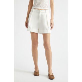 Toccin Nara Cuffed Shorts in Optic at Nordstrom, Size 10