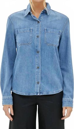 Hidden Jeans Classic Fit Denim Shirt In Blue