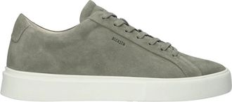 Blackstone Crag Finn Low - Heren - Sneakers - Groen - 42 EU - Leer - Schoenen