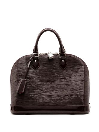 Louis Vuitton 2012 Electric Epi Alma PM satchel - women - Leather - One Size - Purple