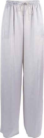 Emporio Armani Elastic Waist Textured Straight-Leg Pants
