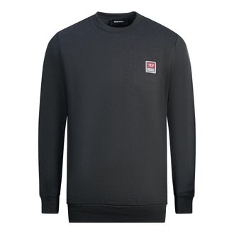 Diesel patch-logo zwart sweatshirt