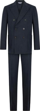 Boglioli K-Suit double-breasted suit - men - Virgin Wool/Polyester/Elastane - 54 - Blue