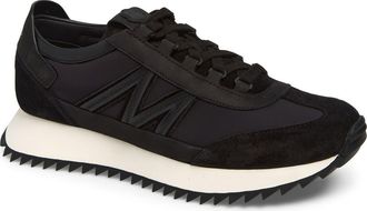 Moncler Pacey Low Top Sneaker in Black at Nordstrom, Size 38.5
