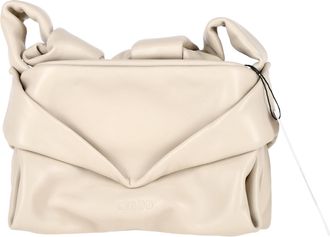 Staud Kiss Tas in Witte Leren