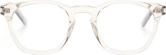Saint Laurent Eyewear SL 28 square-frame glasses - unisex - Acetate - 50 - Grey