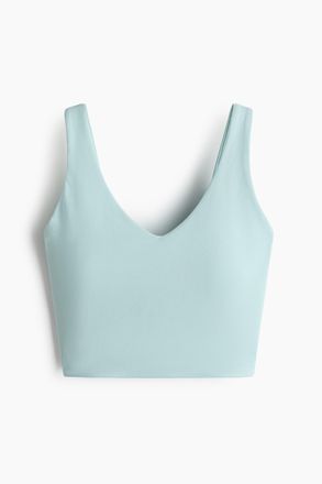 H&M Tanktop mit Twistdetail und SoftMove - Amazonitblau